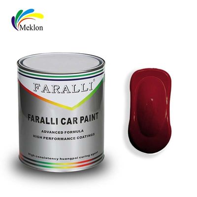 Red Iron Oxide Car Paint Top Coat Solvent Resistant Moistureproof