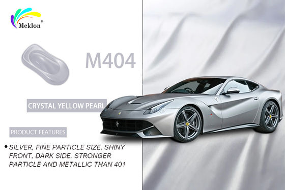 SGS Nontoxic Silver Metallic Automotive Paint , Moistureproof Car Silver Colour Spray