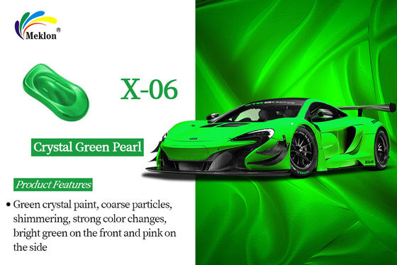1K Crystal Green Pearl Paints Excellent Performance Auto Refinish Car Body Paint