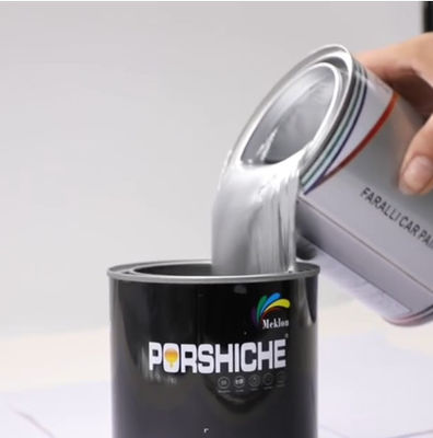 OEM ODM Silver Auto Spray Paint , Washable Metallic Silver Color For Car