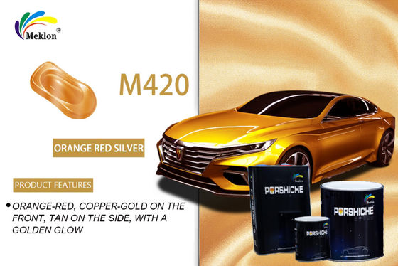Durable Heatproof Orange Red Car Paint Odorless Metallic Spray Paint For Cars