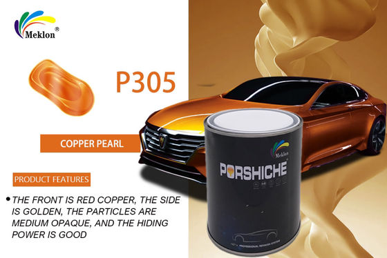 Nontoxic Copper Car Pearl Paint Weatherproof Anti UV Glossy Finish