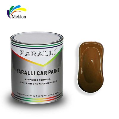 Auto Coating 1K Transparent Iron Yellow Acrylic  Refinish Glitter Car Paint