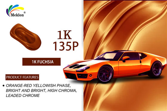 Orange Red Acrylic Clear Coat Automotive Painting Waterproof Nontoxic