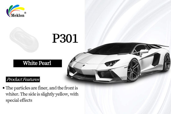 MSDS Metallic Car Pearl Paint White Practical Mildew Resistant