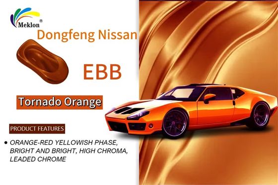 Dongfeng Nissan EBB Tornado Orange Car Refurbishing Paint Low VOC Level