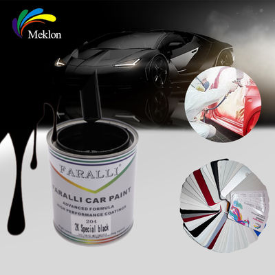 Good Weatherability 1K Super black Auto Paint ODM OEM Car Refinish Paint