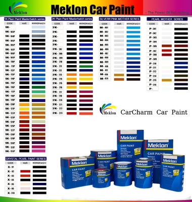 2K Orange Car Paint Top Coat Fast Drying Speed And Improved Efficiency