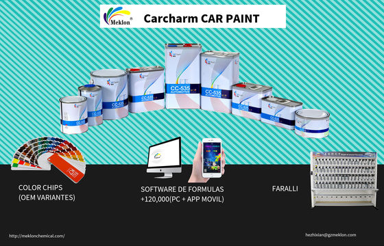 Customized Formula High Gloss 34K White Pearl Refinish Car Paint For Auto Refinishing