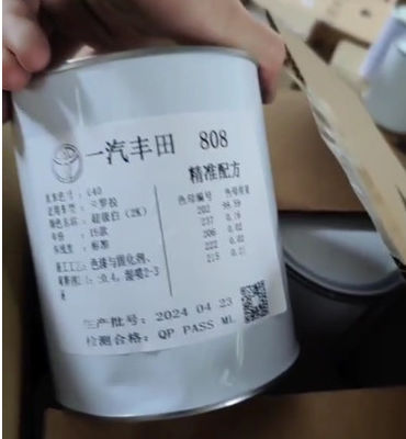 Toyota 1E0 Refinish Car Paint For Stunning Dark Gray Color Auto Paint Repair