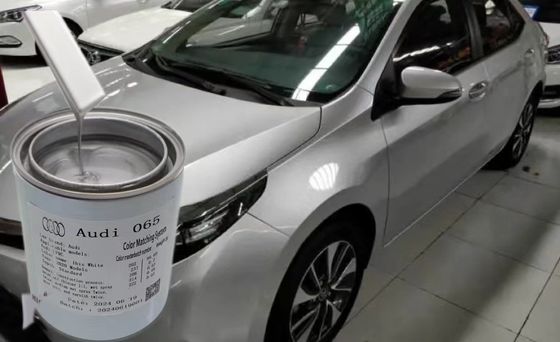 Toyota 1D4 Silver Refinish Auto Paint For Superior Gloss And Hardness Automobile Body Filler Paint