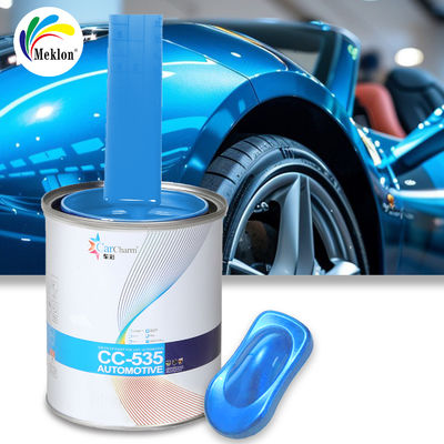 Odorless Stable Crystal Blue Car Paint UV Proof Metallic Automotive Paint Supplier