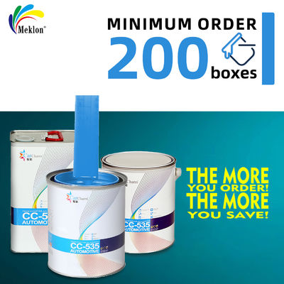 Odorless Stable Crystal Blue Car Paint UV Proof Metallic Automotive Paint Supplier