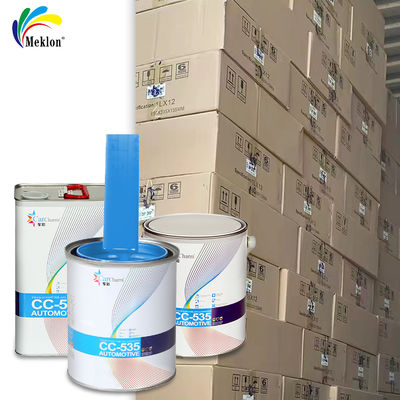 Odorless Stable Crystal Blue Car Paint UV Proof Metallic Automotive Paint Supplier