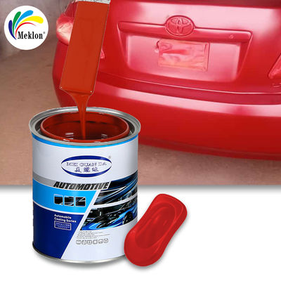 217 Red Coating Auto Refinish 1K Silver Metallic Polyurethane Automotive Paint