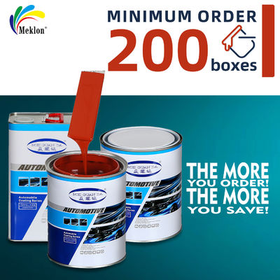 217 Red Coating Auto Refinish 1K Silver Metallic Polyurethane Automotive Paint