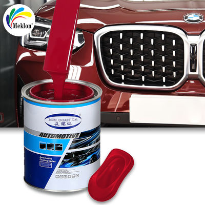 Easy Sanding 1k Red Color Acrylic Polymer Car Refinish Automotive Paint