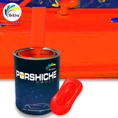 High Coverage High Orange Red Automotive Refinish Paint With Low Voc