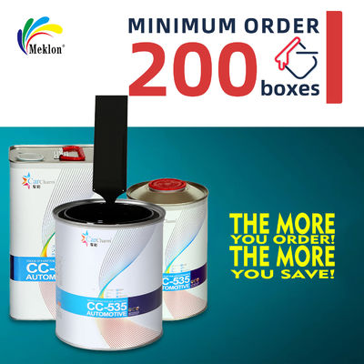 Black Car Paint Top Coat With Advanced Facilities Strong Adhesion Auto Painting