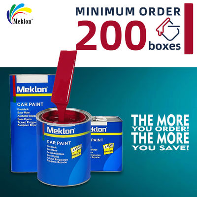 High Solid High Gloss Acrylic 1K Red Car Refinish Paint Automotive Clear Varnish Coating Clearcoat For Cars