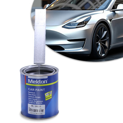 1K Extra Coarse Silver Car Paint High Solid Auto Refinish High Gloss Clear Coat for Boat Paint Polyester Epoxy