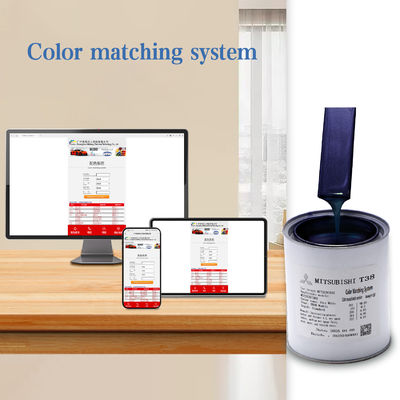 Heatproof Durable Red Automotive Paint Anti Oxidation Metallic Red Car Paint