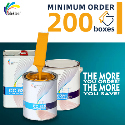 High Performance Fast Drying Acrylic Sunny Yellow UV - Proof Car Paint