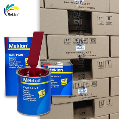 1K2K Car Paint With High Expressive Power And High Coverage Dark Red Car Paint