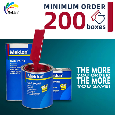 High Performance UV Resistant Bright Red Car Repair Paint