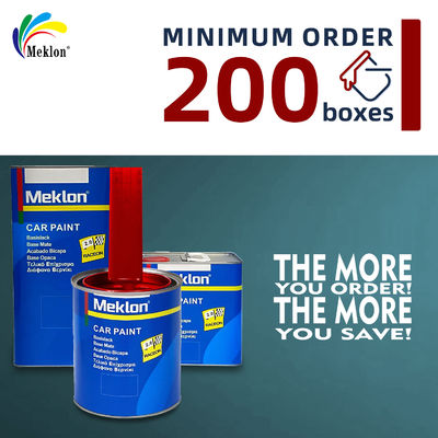 1K UV Resistant Car Paint With Continuous High Gloss And Dazzling Red Car Paint