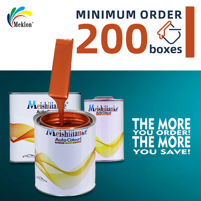 Weather Resistant And UV Resistant Orange Red Car Repair Paint