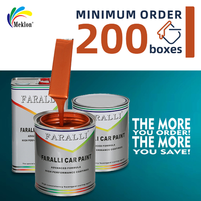 Manufacturer Direct Sales Of High-Quality And Cost-Effective Orange Red Car Repair Paint