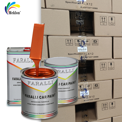 Manufacturer Direct Sales Of High-Quality And Cost-Effective Orange Red Car Repair Paint