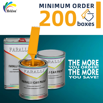 High Performance Weather Resistant Low-Cost Manufacturer Direct Sales Yellow Car Paint