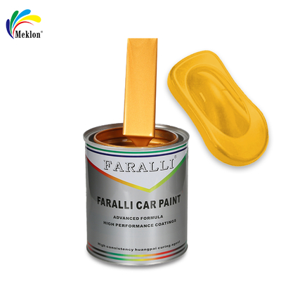 Environmentally Friendly Golden Car Paint With Original Factory Grade Color Matching And Scratch Resistance