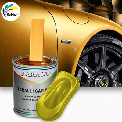 Environmentally Friendly Golden Car Paint With Original Factory Grade Color Matching And Scratch Resistance