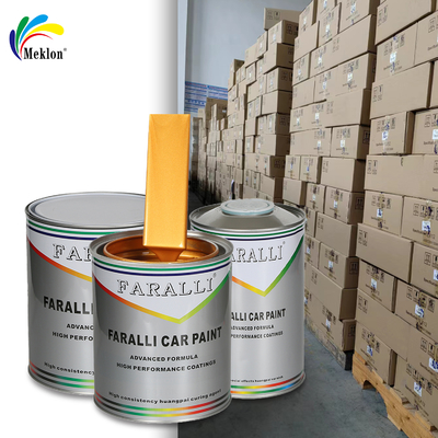 Environmentally Friendly Golden Car Paint With Original Factory Grade Color Matching And Scratch Resistance