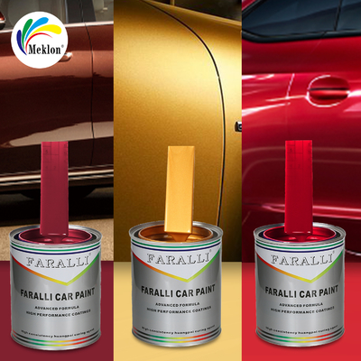 Environmentally Friendly Golden Car Paint With Original Factory Grade Color Matching And Scratch Resistance