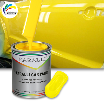 1K2K High Gloss Low VOC Environmentally Friendly Lemon Yellow Car Spray Paint