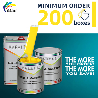 1K2K High Gloss Low VOC Environmentally Friendly Lemon Yellow Car Spray Paint