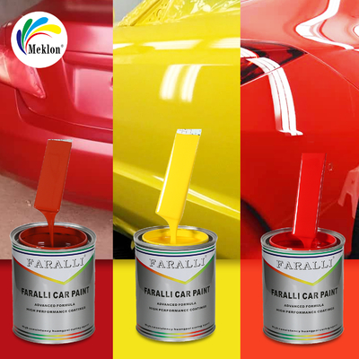 1K2K High Gloss Low VOC Environmentally Friendly Lemon Yellow Car Spray Paint