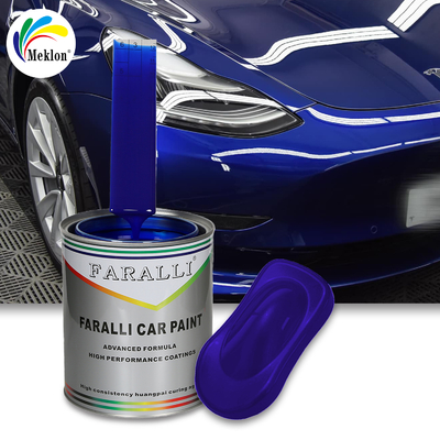 Fast Drying And Efficient Deep Blue Metallic Paint That Matches The Original Factory Color For Car Spray Painting