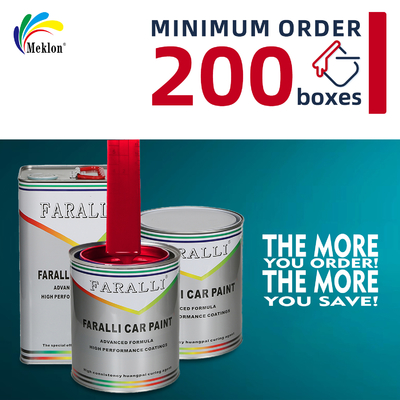 Manufacturer Direct Sales Of UV Resistant Continuous High Gloss Bright Red Car Paint