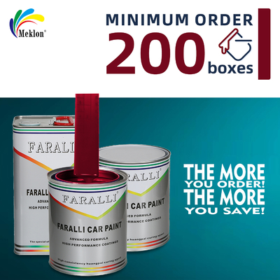 1K2K Customizable Color Wear-Resistant And Weather Resistant Bright Red Car Paint