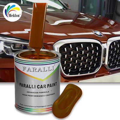 1K2K Environmentally Friendly Brown Car Paint With Scratch Resistance And High Temperature Resistance