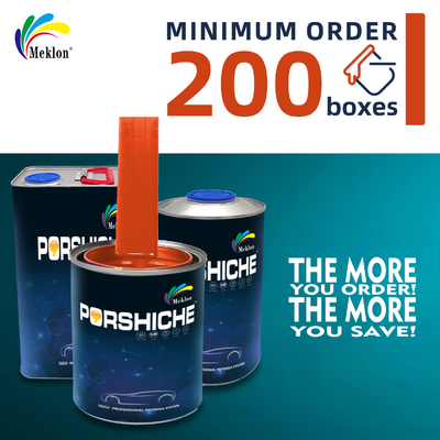 Factory Supplied Repair Paint UV Resistant And Weather Resistant Orange Red Car Paint