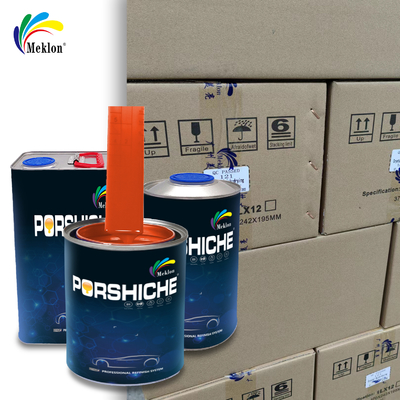 Factory Supplied Repair Paint UV Resistant And Weather Resistant Orange Red Car Paint