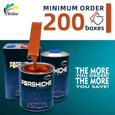 High Gloss Durable And Wear-Resistant Metal Orange Car Repair Paint