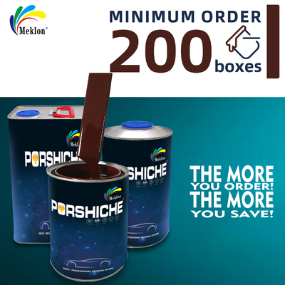 1K2K UV Resistant Weather Resistant And Wear-Resistant High Gloss Black Red Car Repair Paint