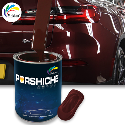 1K2K UV Resistant Weather Resistant And Wear-Resistant High Gloss Black Red Car Repair Paint
